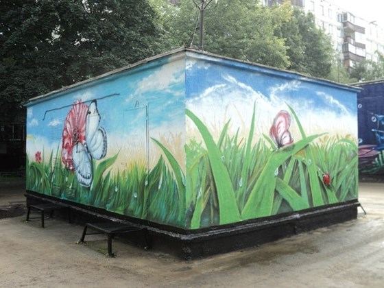 Ручная работа: роспись на стенах